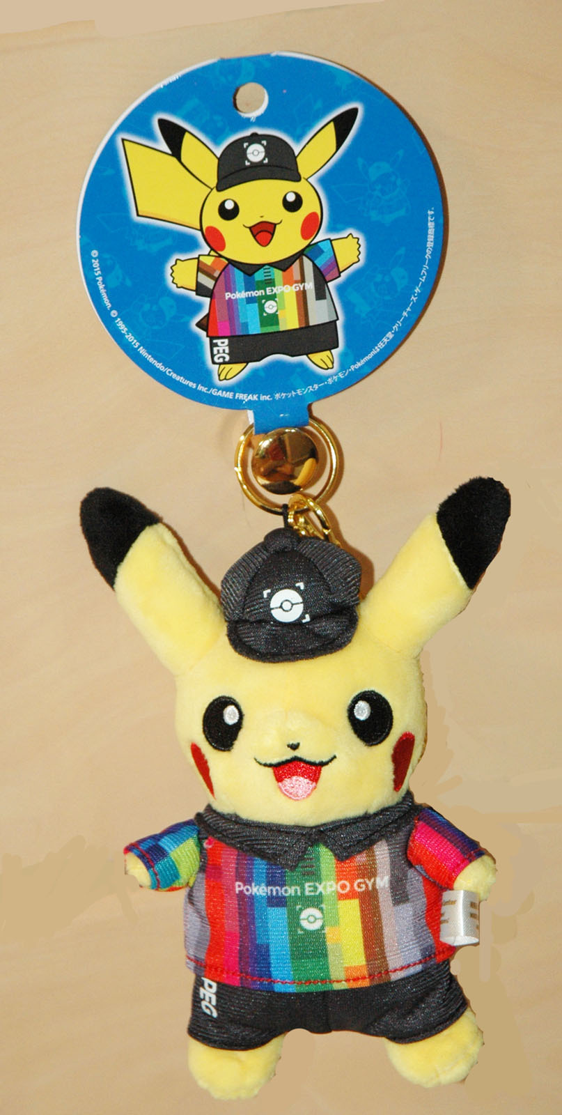 Japanese Pokemon Expo Gym Limited Pikachu Plush Doll Mascot Key Chain For Sale Online Ebay