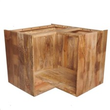 Solid Mango Wood Kitchen Corner Base Unit (BC925)