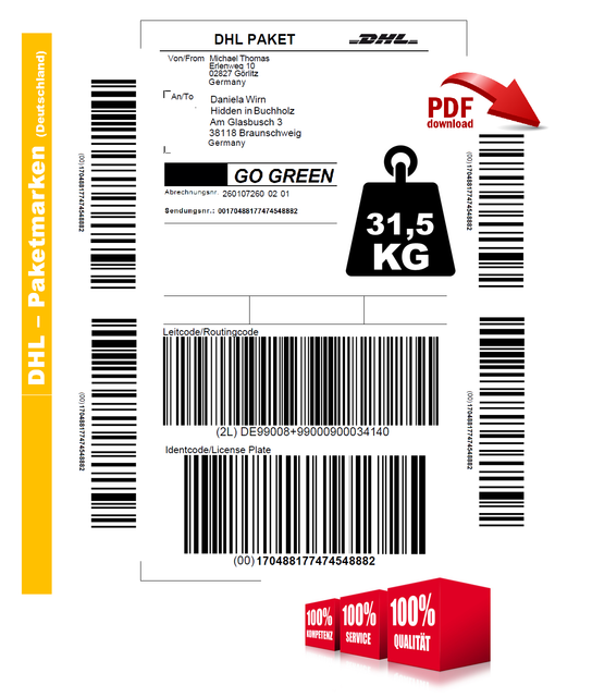 Paketmarke Drucken : Paketmarke Online Von Tomba Express ...