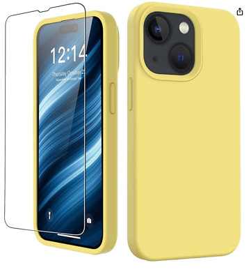 FUNMIKO Compatible with iPhone 15 6.1 Case with Screen Protector,Upgraded..
