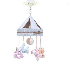 TillYou Nursery Crib Mobiles Baby Girl Animals Blue/Pink/Purple