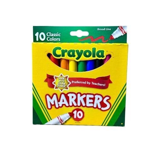 16 Packs Of 10-pack - Classic Colors - Non-toxic & Washable 