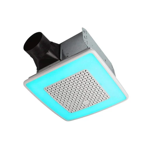 Broan-NuTone AER110RGBL ChromaComfort 110 CFM Ventilation Fan with 24 Color S...