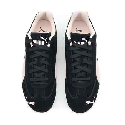 靴 PUMA SPEED CAT black pink Puma Speed Cat Women's Shoes, Black, with a Distinctive Pink