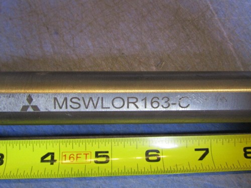 1 Mitsubishi Materials M-SWLOR-163-C Abrazadera de tornillo Barra de perforación 1" de diámetro, 12" de largo NUEVO - Imagen 2 de 9