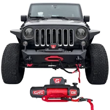Fits Truck 4WD SUV / Electric Winch 13000lbs Synthetic Rope Towing Trailer
