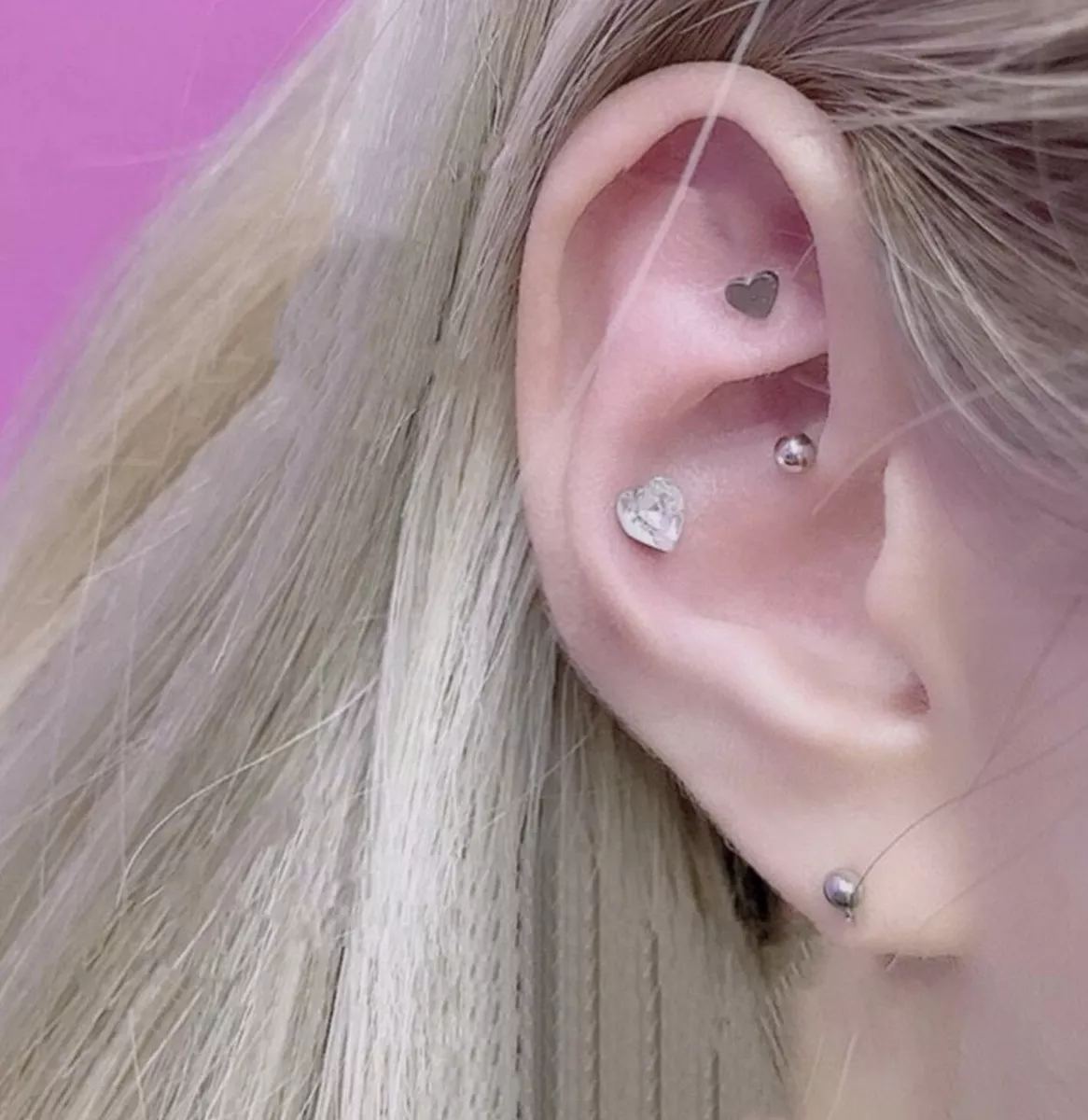 Love heart hotsell cartilage earring
