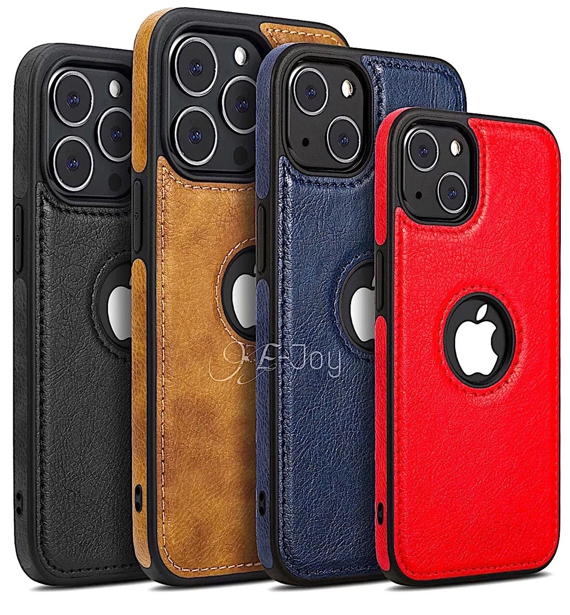 Luxury Leather Phone Case for iPhone 15 14 13 Pro Max 11 12