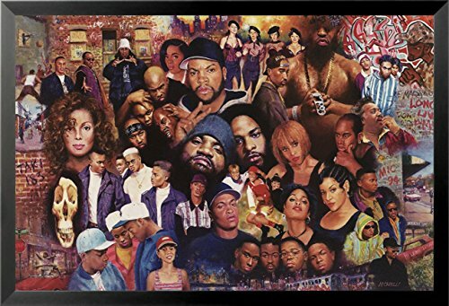 FRAMED 80s Rap Hip Hop Tupac TLC NWA Janet Jackson Ice Cube