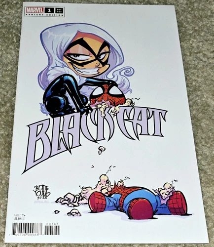 Marvel Black Cat 1 NM- SY Skottie Young Variant 2020 Amazing Spider-man 194 1979