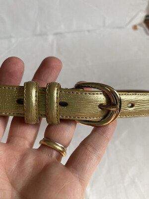 Lauren Ralph Lauren Italian Leather Belt Size M | eBay display picture 1