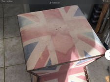 Cube stool union jack
