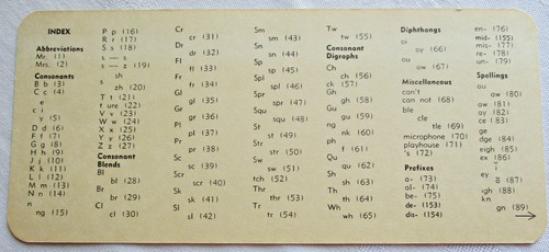 The Economy Company Phonetic Keys to Reading Flash Cards for Third Grade 1950s - Picture 5 of 8