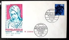 PAINTINGS 1975 Michelangelo painter FDC cover WEST GERMANY, art