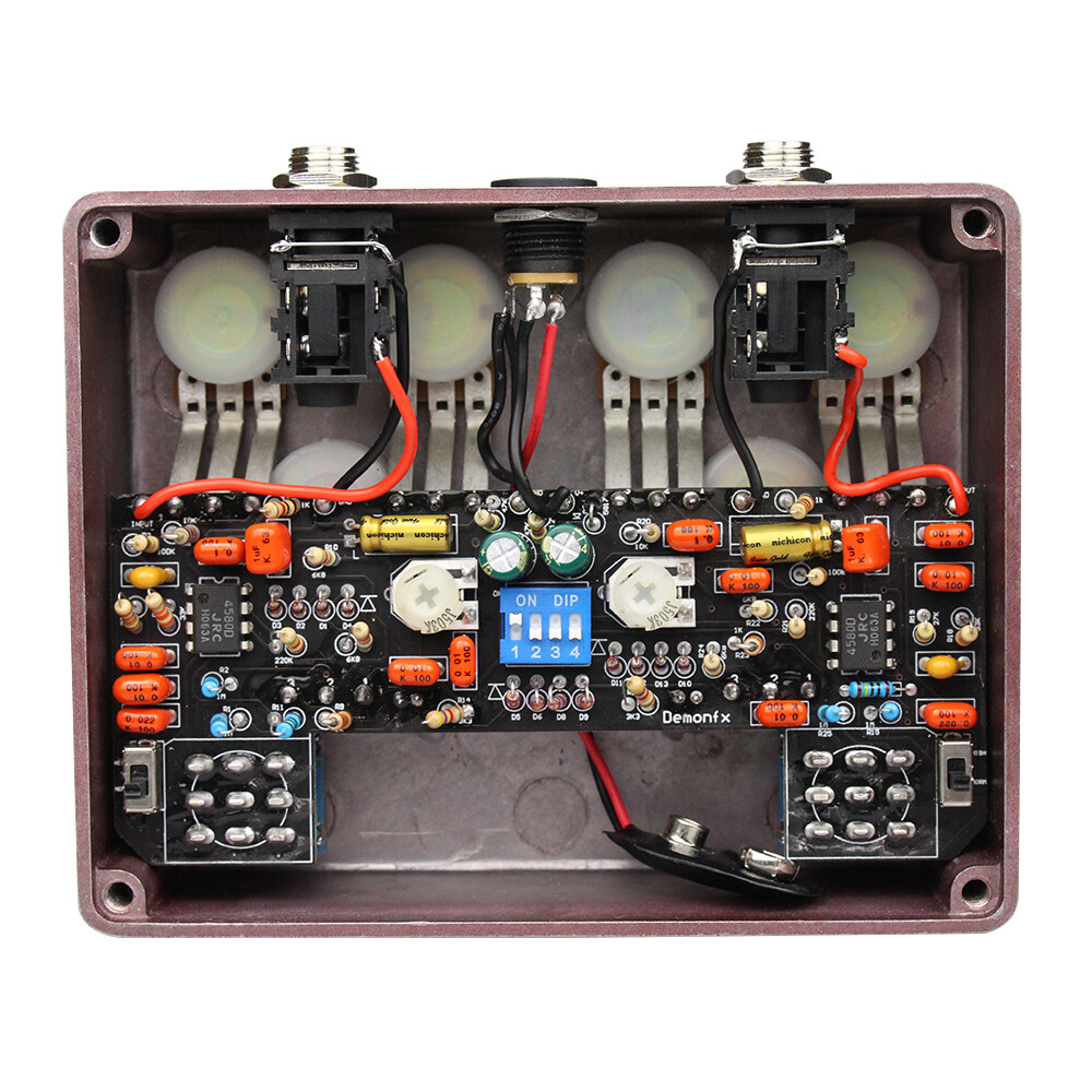 Demonfx KING OF DRIVE Dual Overdrive 4 Position Dip option Fast US