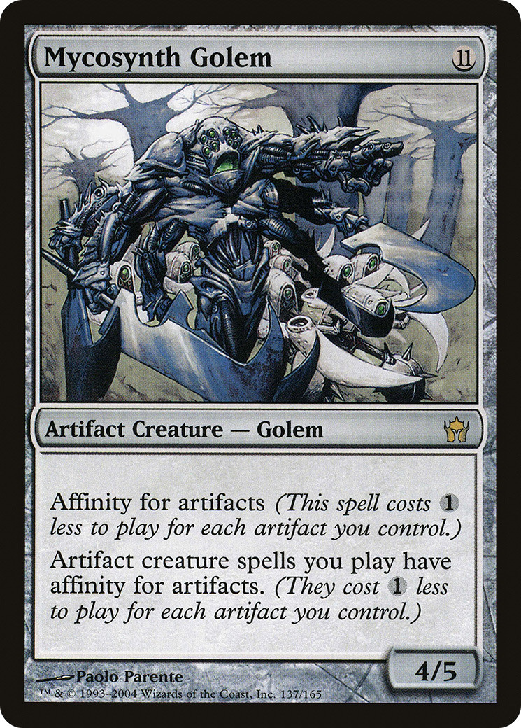 Mycosynth Golem-(x1) EX/NM _ Fifth Dawn _ MTG _ 4RCards