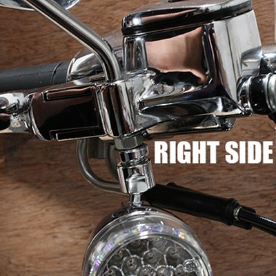 Front Turn Signal Swivel Assembly Kit Chrome Fit For Harley
