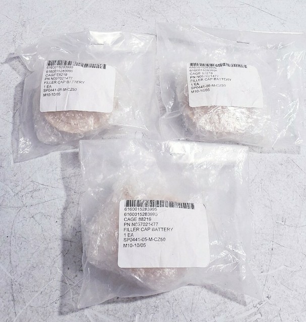 3 Battery Filler Caps NSN 6160015283995 eBay