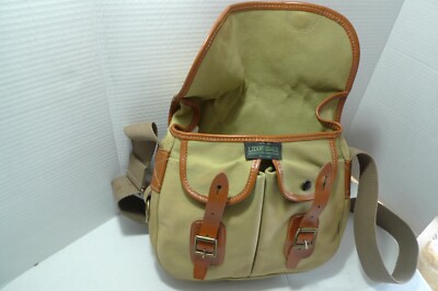LIDDESDALE /BARBOUR - COTTON CANVAS TARRAS BAG- SMALLER SIZE--MADE @ SCOTLAND