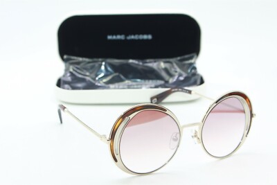 NEW MARC JACOBS MARC 266/S 086NQ GOLD GRADIENT AUTHENTIC SUNGLASSES CASE 51-20