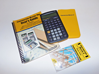 Calculated Industries Construction Master 5 Scientific Calculator Model 4050