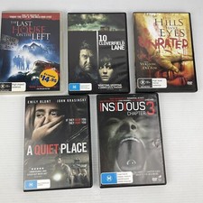 Horror DVD 5 Pack Insidious Chapter 3-Quiet Place-10 Cloverfield Lane Hills Eyes