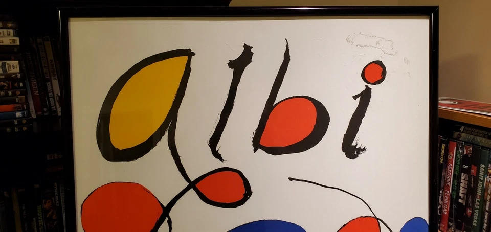 Alexander Calder Albi Musee Toulouse Lautrec Litografía Original 32.75" x 22" Enmarcado Foto 3 de 4