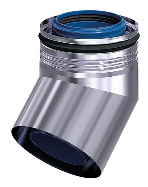 Skoberne Condensblue Va Aussenwand Bogen 45° DN80/125-image
