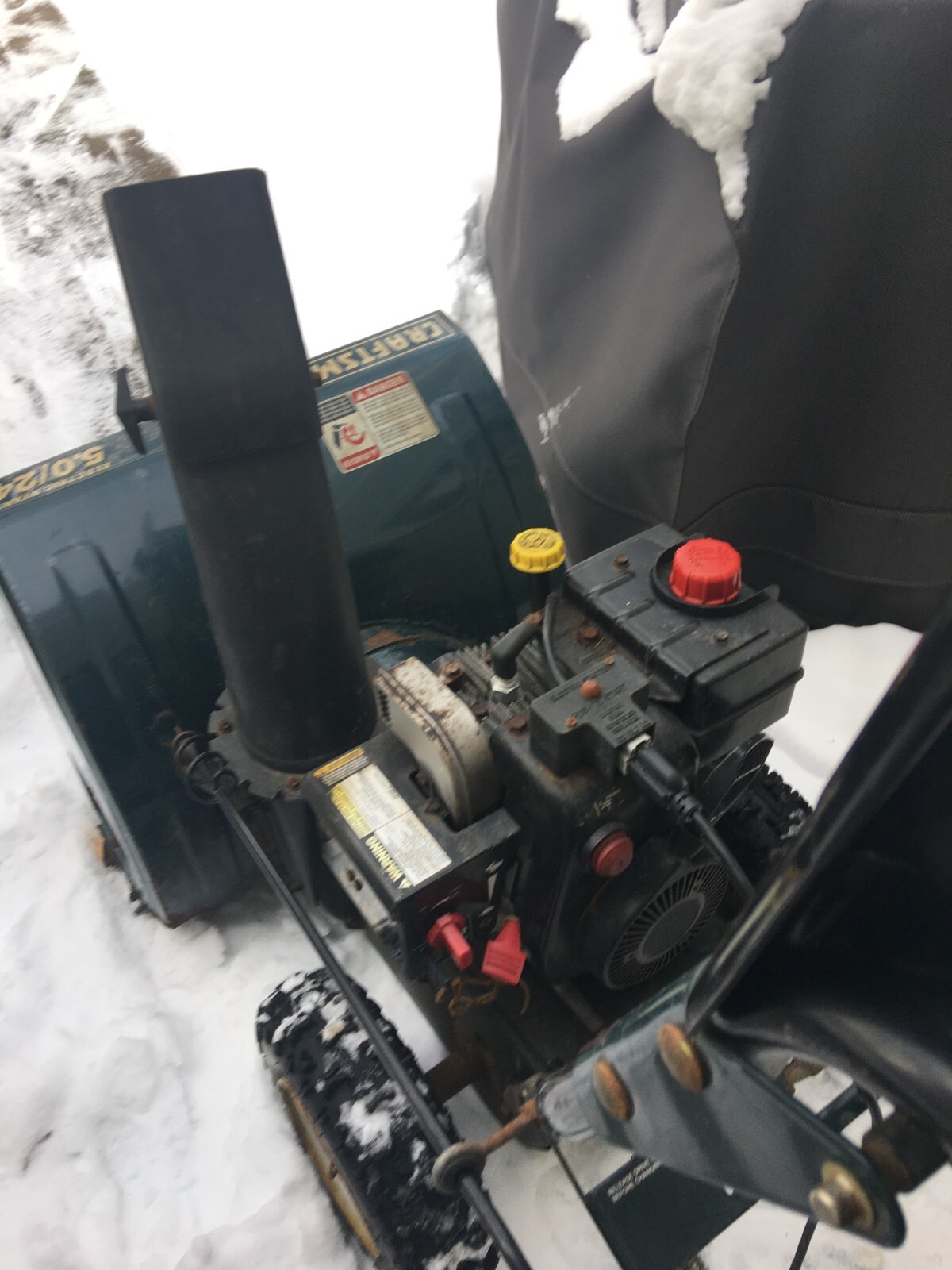 Tecumseh Oil Drain Extension Pipe / Tube & Cap Toro Craftsman Ariens