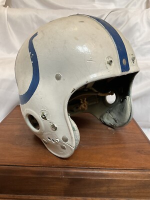 Vintage Original 1940s 1950s Riddell RT2 Football Helmet Custom