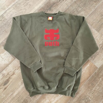 IPath Sweatshirt Vintage aber Neu Gr. L Grün und Rot