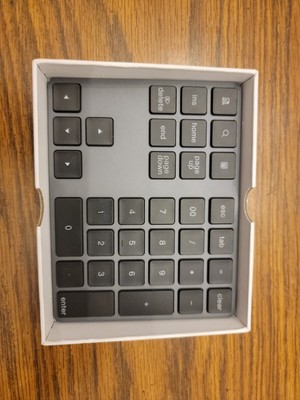 34 Key Numeric Keypad Black Bluetooth