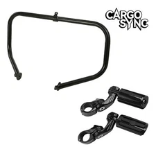 Engine Guard Crash Bar Highway Footpegs Fit For Harley Touring Road Glide 09-25