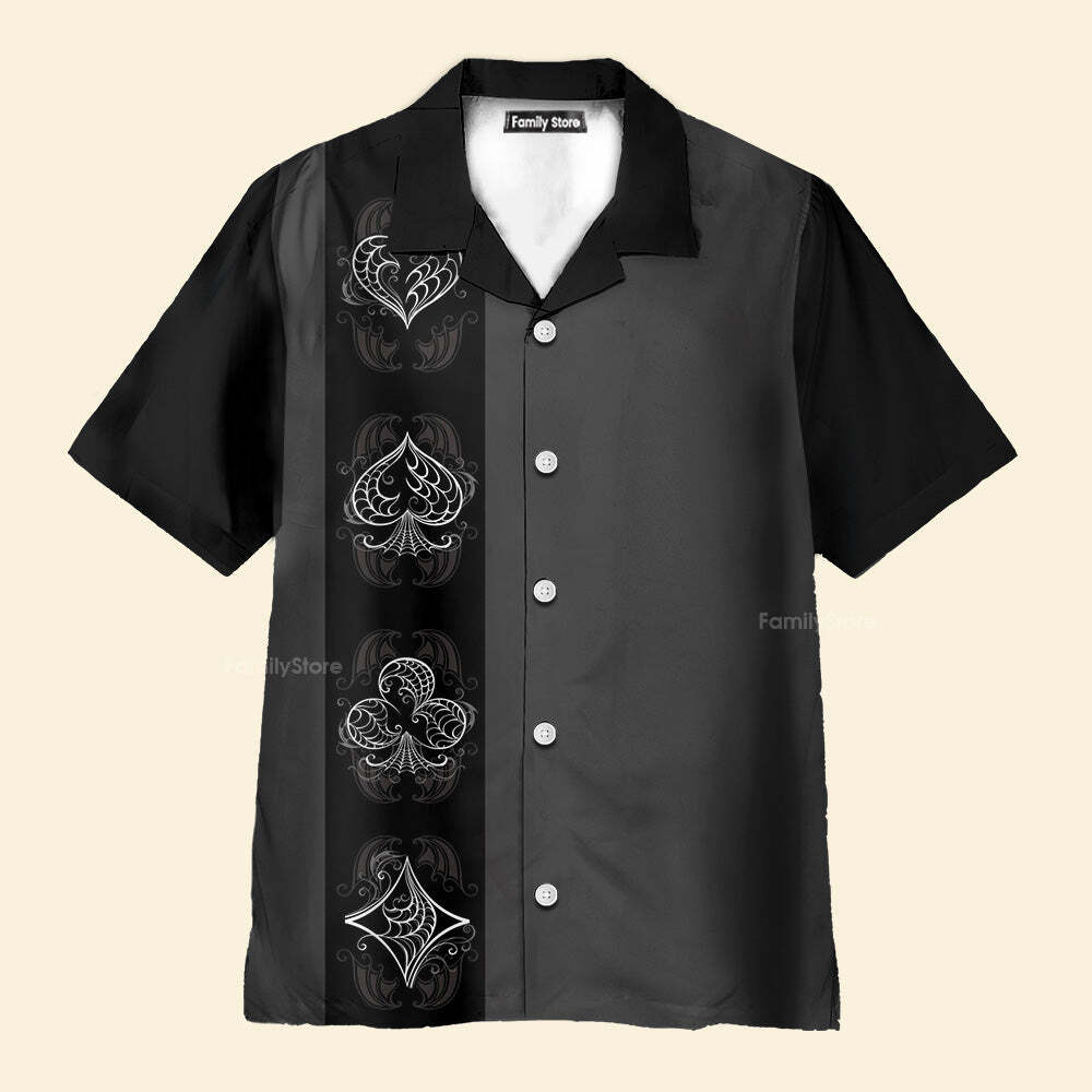 Special Poker 4 Pattern   Hawaiian Shirt