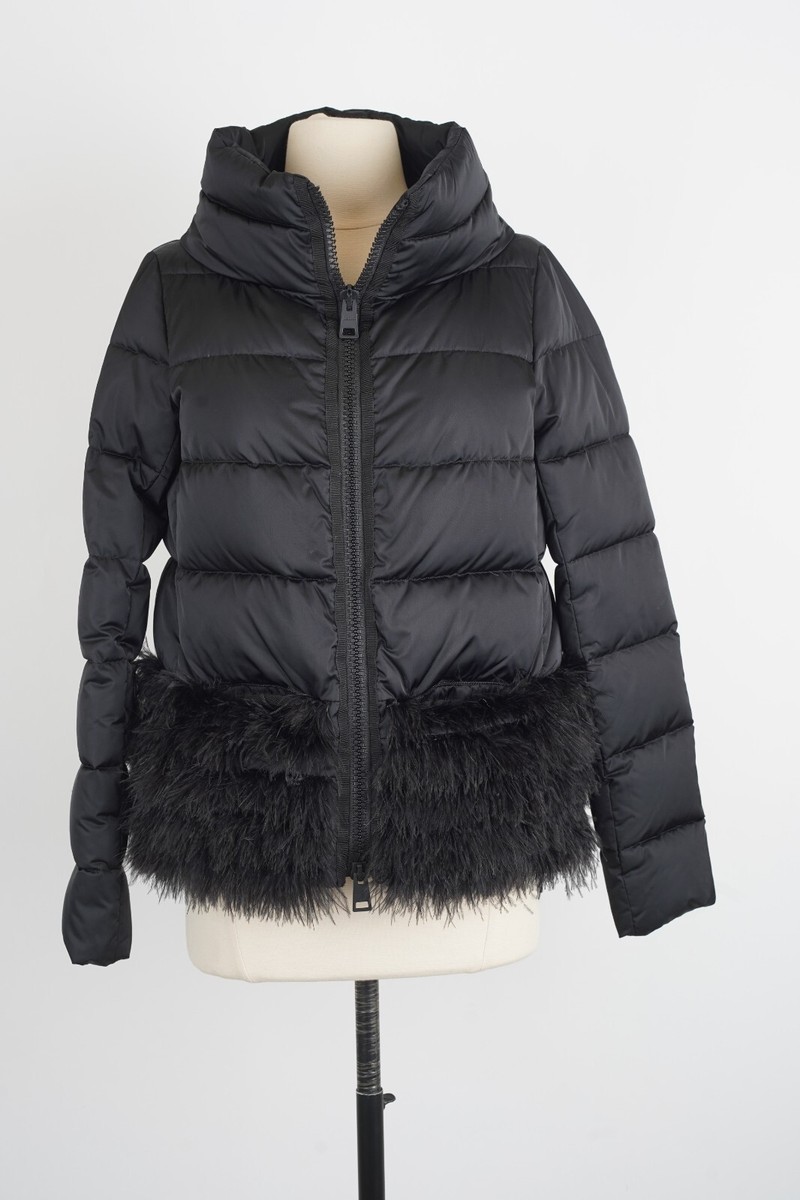 Herno Padded Down Waterproof Fur Trim Puffer Jacket SZ 40 Herno Padded Down Waterproof Fur Trim Puffer Jacket SZ 40