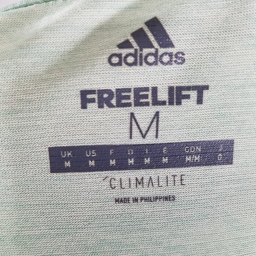 Camisa Adidas Para Hombre Mediana Verde Breelift Logotipo Climalite - Imagen 4 de 7