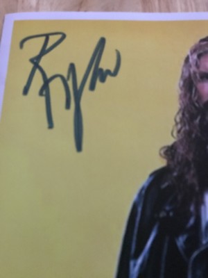 RAVEN ECW ORIGINAL Signed Autograph 8.5X11 Photo WWE WWF TNA WCW
