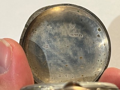 Montre Gousset Ancienne Gravée Vers 1900 - À Réviser Ou Pour Pièces, Occasion
