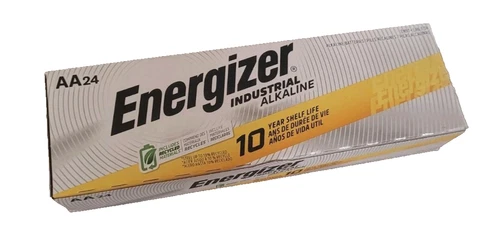 24 Energizer Industrial AA Alkaline Batteries (EN91, LR6) *Exp 2035*