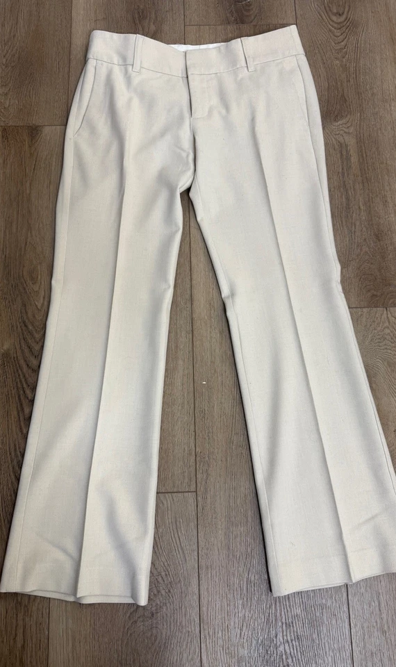 Pantalón Billy Blues clásico marfil para mujer, talla 8 Foto 2 de 4