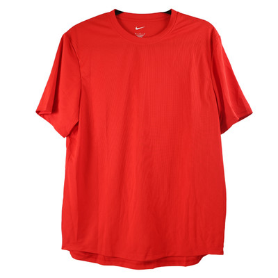 NEW Nike Men s Dri-Fit Activewear T-Shirt Short Sleeve No Graphic, Red, Size M