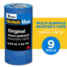 ScotchBlue 0.94 In. x 60 Yds. Original Multi-Surface Painter's Tape 9 Rolls 