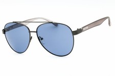 New Kenneth Cole Reaction KC1394 08V Shiny Gunmetal/Blue 59-13-140 Sunglasses