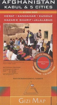AFGHANISTAN GEOGR R KABUL 5 CITIES PAKIS (ENGLISH AND By Gizi **BRAND NEW**
