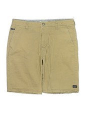 Rip Curl Women Brown Khaki Shorts 34W