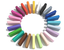 BOHS 24-Colors Foam Clay Pro - for Cosplay,School Projects,Hand/Paw Print - Air
