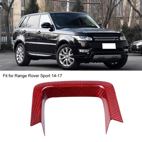 Car Hot Steering Wheel Decoration Trim Red Carbon Fiber Fits For - Picture 4 of 8