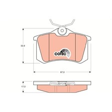 Satz Bremsbeläge Bremsklötze hinten für Audi A4 B5 8D2 8D5 B6 8E2 8E5 | 24026