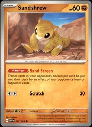 Sandshrew Common 027/165 Scarlet & Violet 151