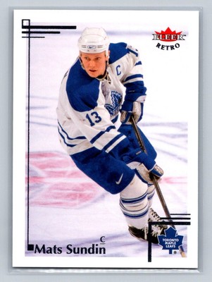2012 Fleer Retro #15 Mats Sundin   Toronto Maple Leafs